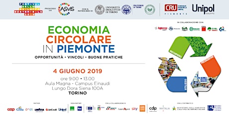 Immagine principale di Economia Circolare in Piemonte: opportunità, vincoli, buone pratiche 