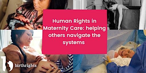 Human Rights in Maternity Care: helping others navigate the system primary image
