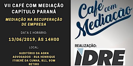 Imagem principal do evento VII Café com mediação capitulo Paraná