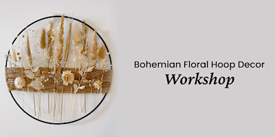 Bohemian Floral Hoop Decor Workshop primary image