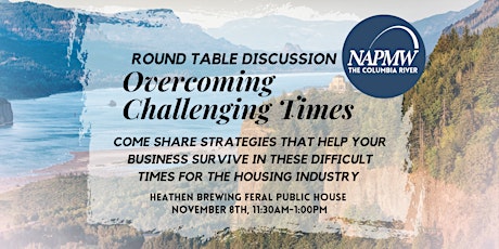 Imagen principal de Round Table - Overcoming Challenging Times - By NA
