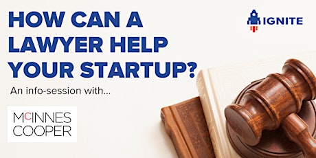 Imagem principal de An Info Session with McInnes Cooper: How Can a Lawyer Help Your Startup?