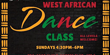 CADDC West African Dance Class