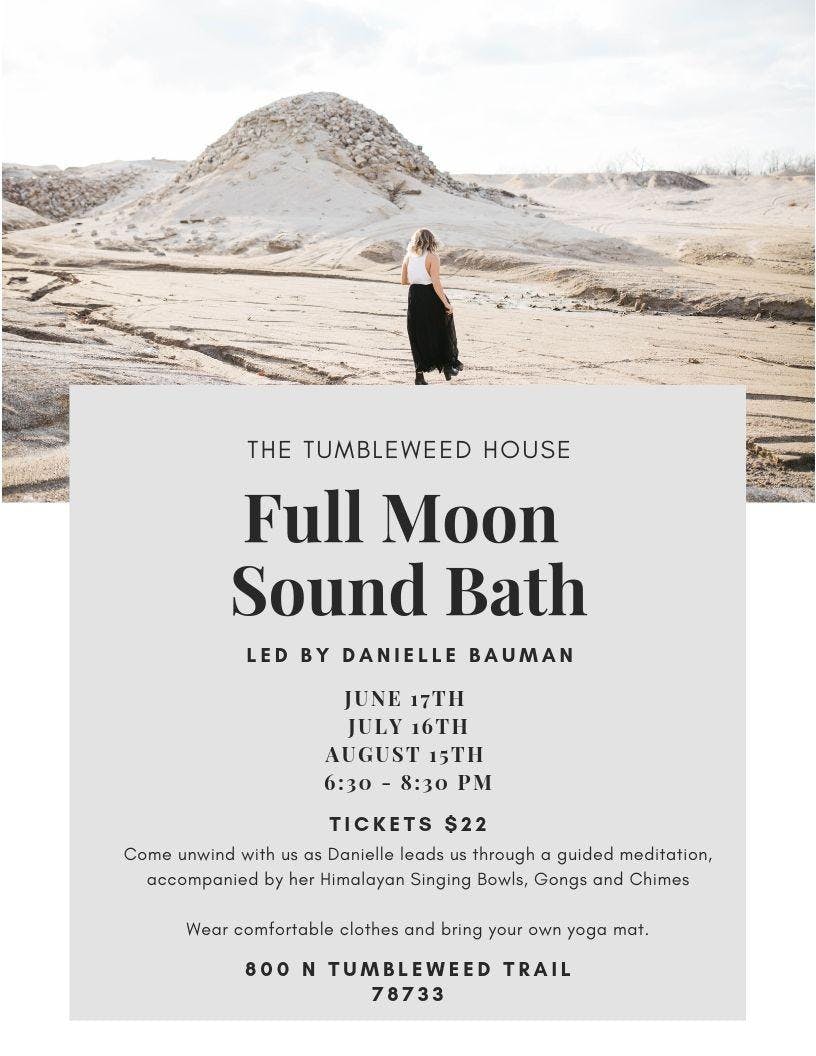 Full Moon Sound Bath 