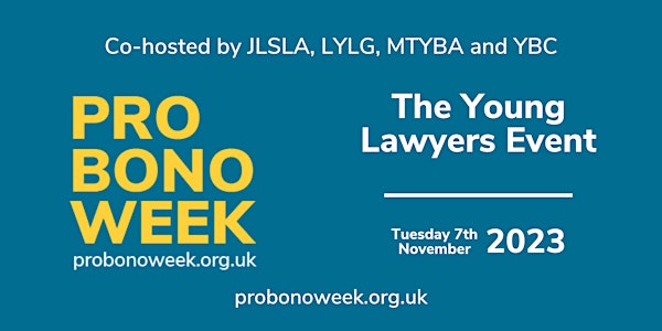 Pro Bono Week 2023 - The Young Lawyers event