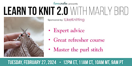 Imagen principal de Learn to Knit 2.0