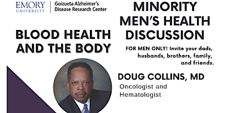 Minority Men's Health Discussion | November 9, 2023 primary image