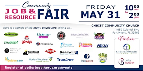 Fort Myers, FL Job Fair - May 31 primary image