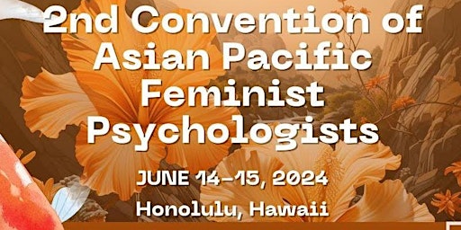 2nd Convention of Asian Pacific Feminist Psychologists primary image