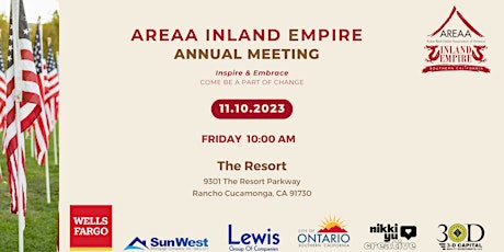 Hauptbild für AREAA Inland Empire Annual Meeting