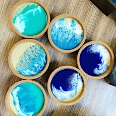 Ocean Resin Wine Glasses &  Cork Coasters Workshop - Palm Harbor