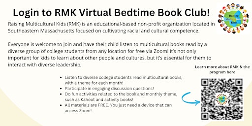 RMK Virtual Bedtime Book Club primary image