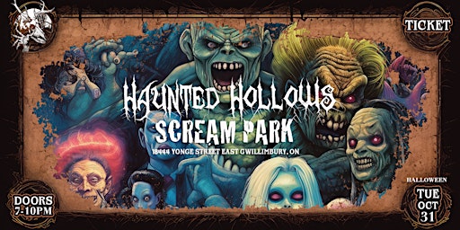 HAPPY HALLOWEEN Haunted Hollows Halloween Attraction with LIVE ACTORS primary image