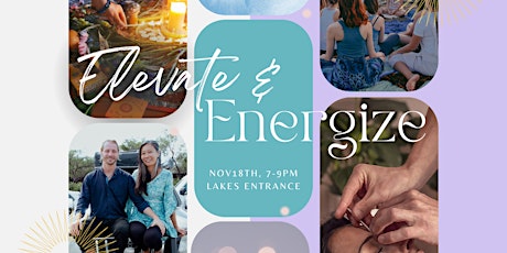 Elevate & Energize | A workshop for self & soul nourishment primary image
