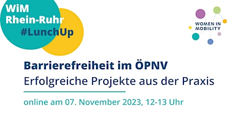 #LunchUp: Barrierefreiheit im ÖPNV - erfolgreiche Projekte aus der Praxis primary image