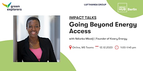 Impact Talks: Going Beyond Energy Access primary image