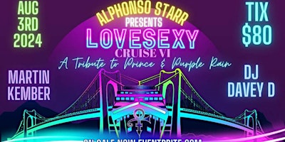 Imagem principal do evento LoveSexy Cruise A Tribute To Prince & Purple Rain