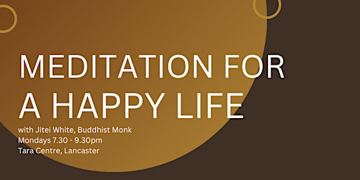 Meditation for a Happy Life primary image