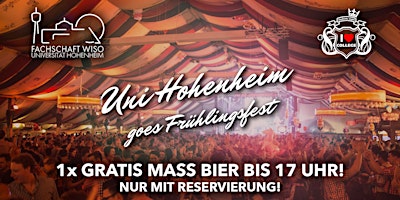 Hauptbild für Uni Hohenheim goes Frühlingsfest - So. 21.04.24 @ Wasenwirt