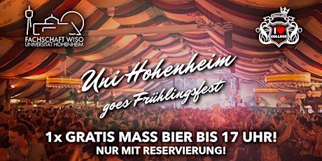 Uni Hohenheim goes Frühlingsfest - So. 21.04.24 @ Wasenwirt