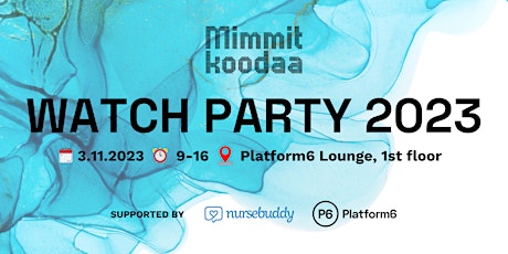 Imagem principal do evento Mimmit Koodaa 2023 Watch Party