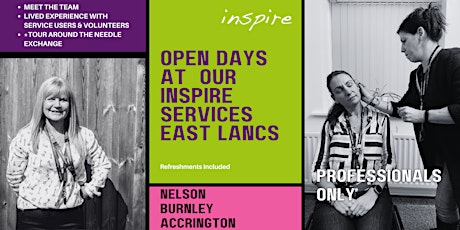 Open days at Accrington Inspire for Professionals only