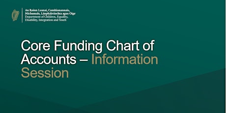 Imagem principal de Core Funding Chart of Accounts Information Session