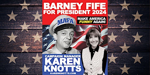 Imagem principal do evento Karen Knotts "Make America Funny Again!"