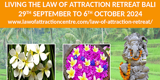 RETREAT: LIVING THE LAW OF ATTRACTION BALI primary image