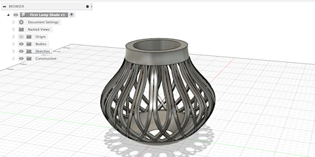 Primaire afbeelding van Intro to 3D Design with Fusion360 Evening