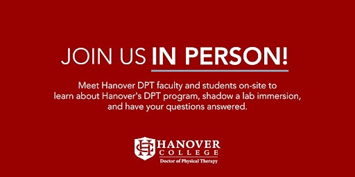 Imagem principal do evento Hanover DPT Open House and Lab Immersion Experience