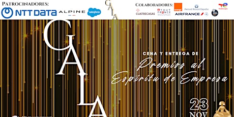 Imagen principal de Cena de Gala y Entrega de Premios al Espíritu de Empresa