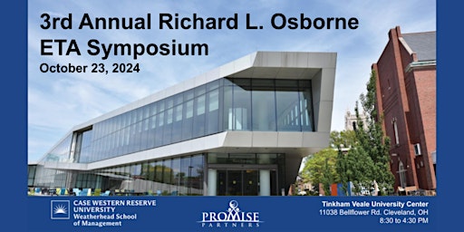 Imagen principal de 3rd Annual Richard L. Osborne ETA Symposium