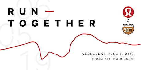 RUN TOGETHER: lululemon x Fifty West Brewing Company x Global Running Day primary image