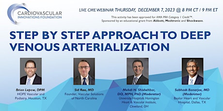 Imagem principal de Step by Step Approach to Deep venous arterialization