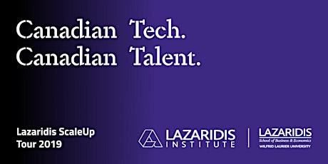 Lazaridis ScaleUp Tour 2019 Vancouver primary image