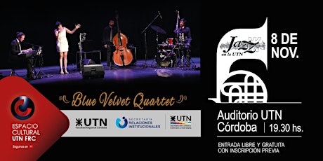 Image principale de Blue Velvet Quartet en Jazz en UTN -  Espacio Cult