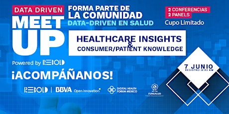 Imagen principal de Data Driven Meet Up: Data Healthcare Insights /Patient Knowledge