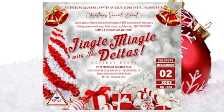 Imagem principal do evento Jingle and Mingle with the Deltas Holiday Party