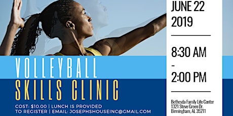 JHI Volleyball Clinic For Girls- Grades 8th-12th  primary image