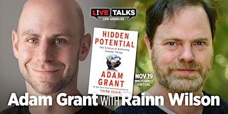 Adam Grant  with Rainn Wilson(virtual event) primary image