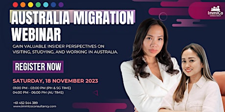 Australia Migration Webinar 2023 primary image