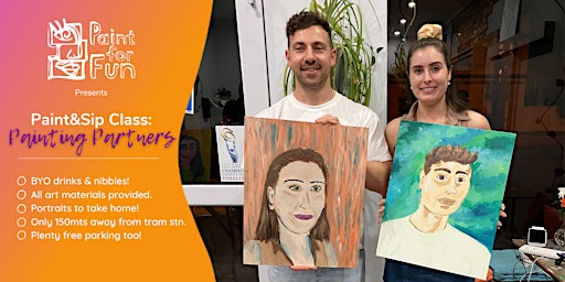 Paint  And Sip: Painting Partners | Melbourne Painting Class primary image