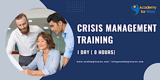 Image principale de Crisis Management 1 Day Training in Bournemouth