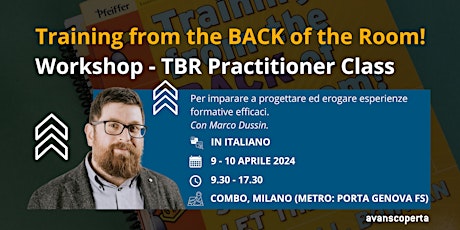 Immagine principale di Training from the BACK of the Room! Workshop - aprile 2024 