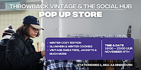 THROWBACK VINTAGE X THE SOCIAL HUB POP UP X WINTER EDITION primary image