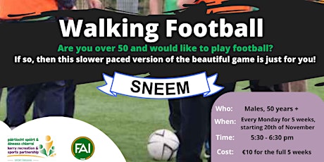 Walking Football - Sneem primary image
