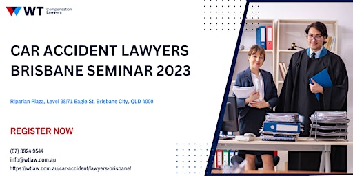 Car Accident Lawyers Brisbane Seminar 2023  primärbild