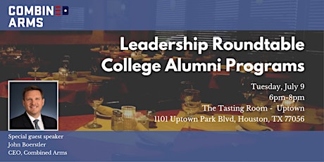 Leadership Rountable: College Alumni Programs primary image