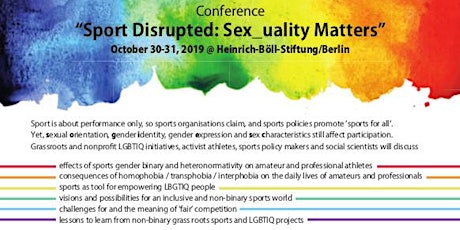 Hauptbild für Sport disrupted: Sex_uality matters